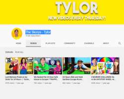 Aside from his family collaborative channel, he has also launched his other channel called The Skorys Tylor in 2019 where he earned over 78,000 subscr